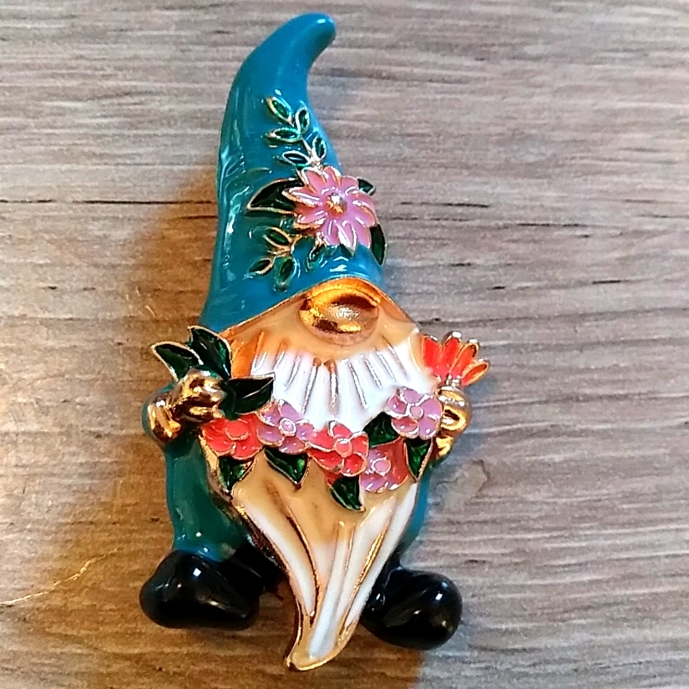 Gnome brooch